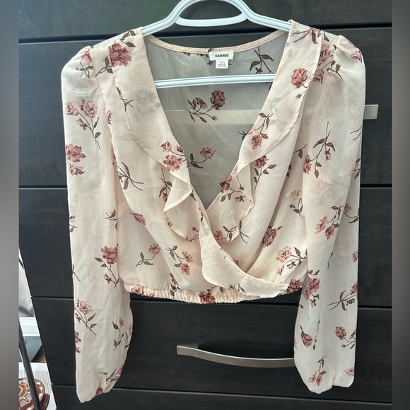 Garage floral blouse - Picture 1 of 3